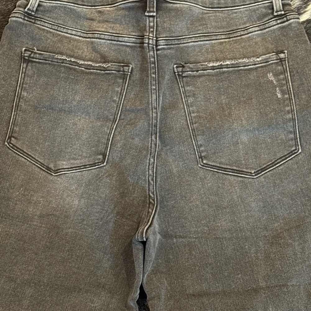 American Eagle Outfitters Gray Flare Jeans